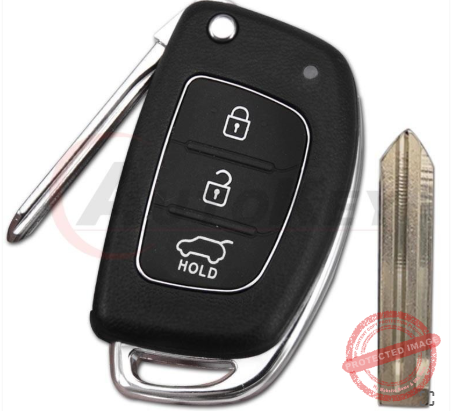 image1020 (433MHz) 95430-K3000 / K3001 Flip Remote Key For Hyundai Venue 2021-2024 SVI-AERGE03 - Image 1