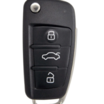 434MHz ASK 8P0837220D Flip Remote Key For Audi A3 TT S3