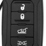 (433Mhz) 4A Chip 2AD FTF I5A M433TX Flip Remote Key For Jeep Renegade