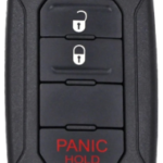 (433Mhz) MQB Chip 2ADFTFI5AM433TX Flip Key For Jeep Renegade