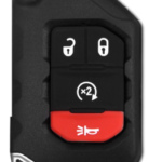 (433Mhz) OHT1130261 Keyless Flip Key For Jeep Wrangler Gladiator