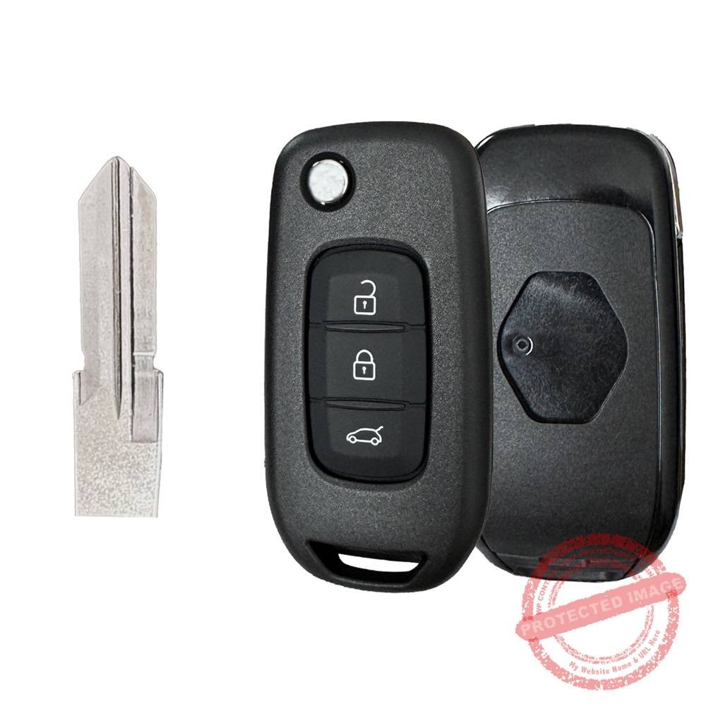 image785 433MHz OEM PCB VAC102 N5F-PFK1A Flip Remote Key For Renault Logan Duster Sandero Oroch - Image 1