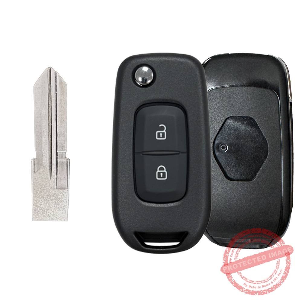 image796 433MHz OEM PCB VAC102 N5F-PFK1A Flip Remote Key For Renault Logan Duster Sandero Oroch - Image 1