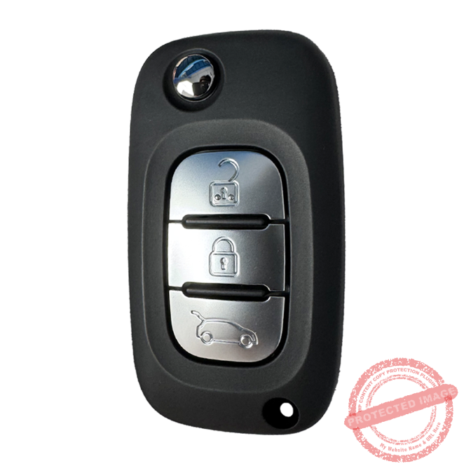 image827 (433Mhz) 7946A Flip Remote Key For Renault Fluence Megane III Samsung SM3 - Image 1