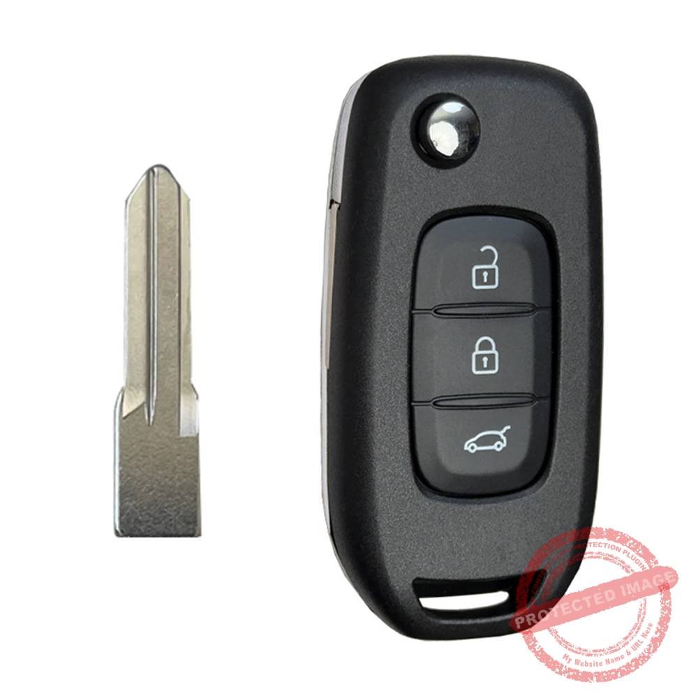 image832 (433Mhz) HU136 CWTWB1G767 Flip Remote Key For Renault Logan 2 Sandero 2 - Image 1
