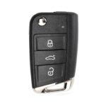 (433Mhz) OEM PCB HU66 3btn Flip Remote Key For VW Golf Mk7 Polo (MQB)