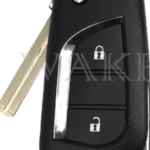 (433/434MHz) B2A2F2R Flip Remote Key For Toyota Corolla Yaris 2019+